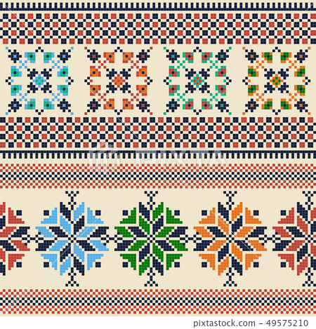 Palestinian embroidery pattern 102 Palestinian embroidery pattern 102 49575210