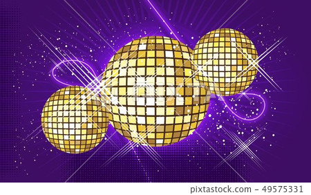 disco ball retro 49575331