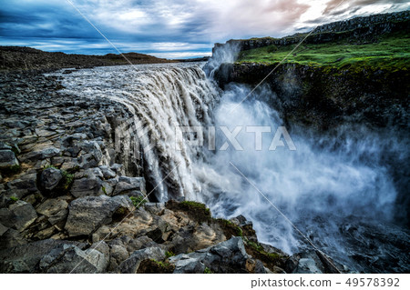 Dettifoss Waterfall in Northeast Iceland Dettifoss Waterfall in Northeast Iceland 49578392