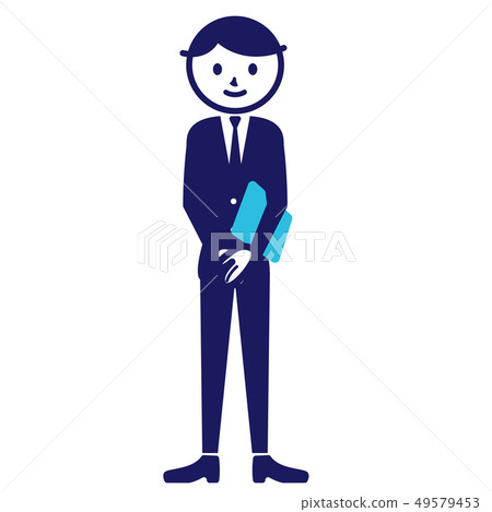 Business Suit Sign Simple Male File Stock Illustration 49579453