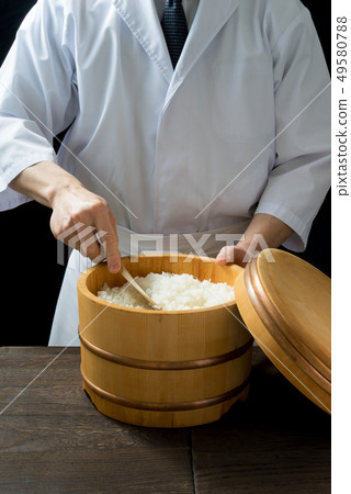 Bowl of rice 49580788