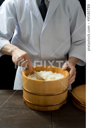 Bowl of rice 49580789