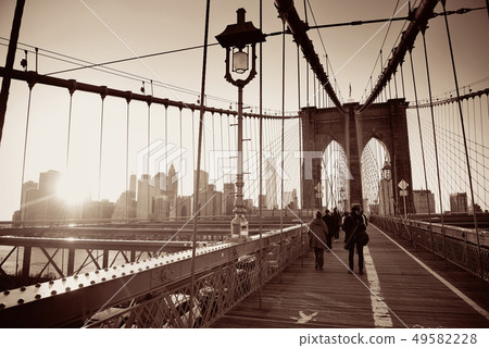 Walk on Brooklyn Bridge Walk on Brooklyn Bridge 49582228