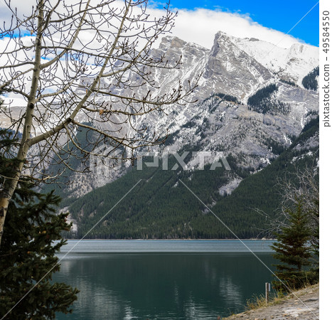 Lake Minnewanka In Banff National Park, Canada Lake Minnewanka In Banff National Park, Canada 49584550