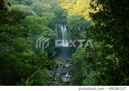Cheonjeyeon waterfall, waterfall, valley, valley, stream, Cheonjeyeon waterfall, waterfall, valley, valley, stream, 49586257