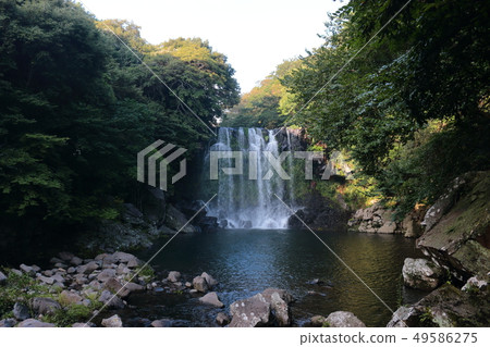 Cheonjeyeon瀑布,瀑布,山谷,山谷,溪流, Cheonjeyeon瀑布,瀑布,山谷,山谷,溪流, 49586275