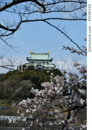 Nagoya castle castor tower gate 49586358