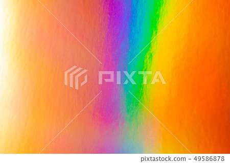 五顏六色的全息紙。彩虹反射器。彩色紙。 49586878