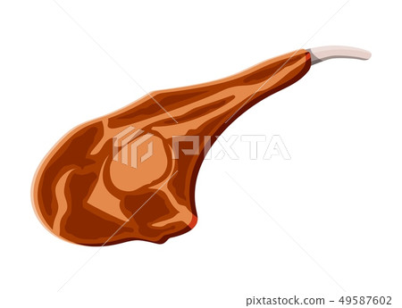 Beef tenderloin. Pork knuckle. Beef tenderloin. Pork knuckle. 49587602