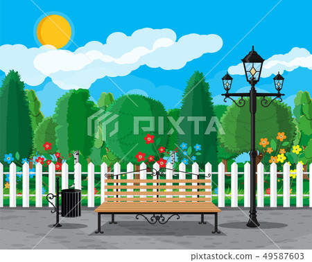 City park concept City park concept 49587603