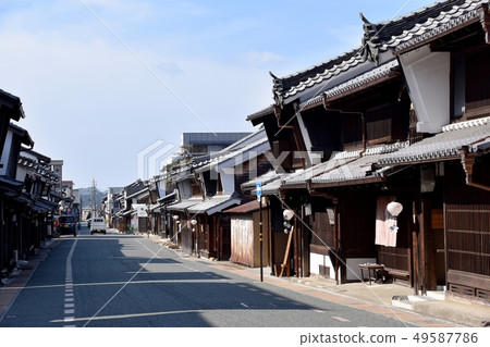 Udatsu rising townscape Udatsu rising townscape 49587786