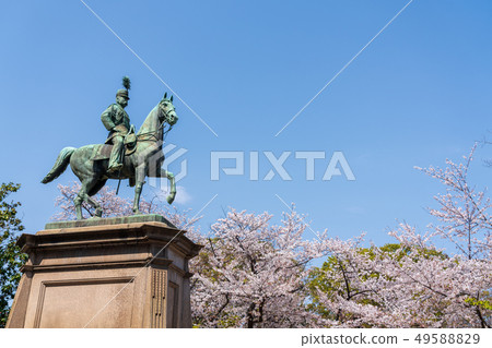 上野公園晃小松宮雕像 上野公園晃小松宮雕像 49588829