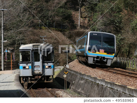 Hikyo Station Tsubojiri Station trains 49588963