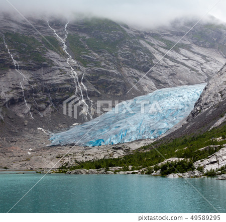 Nigardsbreen Glacier from far, Norway Nigardsbreen Glacier from far, Norway 49589295