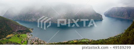 Stegastein Viewpoint view, Aurland, Norway Stegastein Viewpoint view, Aurland, Norway 49589299