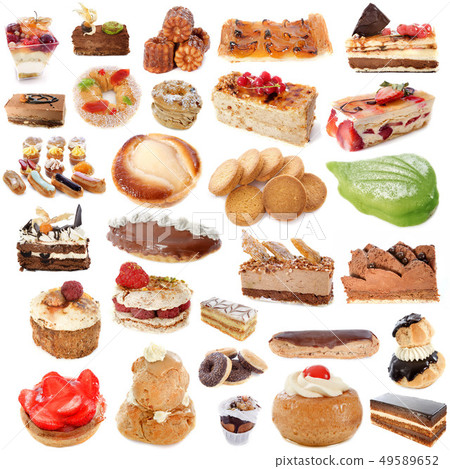 group of cakes 49589652