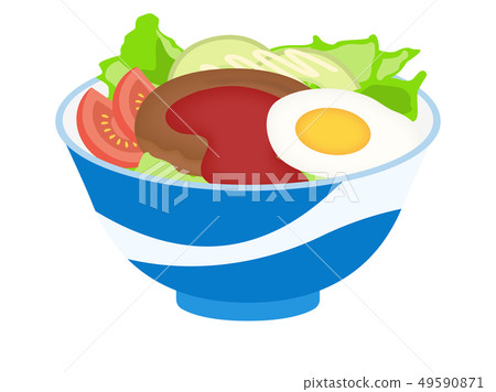 Loco Moco bowl 49590871