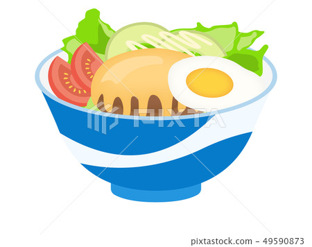 Loco Moco bowl 49590873