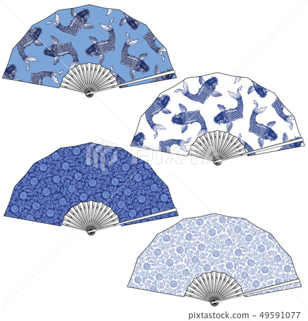 風箏扇矢量圖, 風箏扇矢量圖, 49591077
