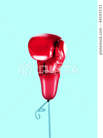 Light hit. Modern design. Contemporary art collage. 49593531