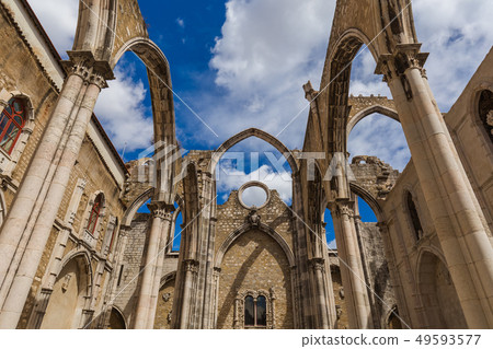 Ruins of the destroyed Carmo Church - Lisbon Ruins of the destroyed Carmo Church - Lisbon 49593577