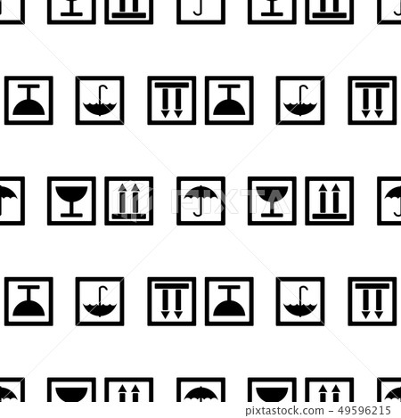 Safety sign glass. Seamless Wallpaper pattern. Safety sign glass. Seamless Wallpaper pattern. 49596215
