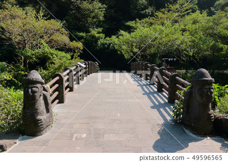 Chunjiyeon瀑布，瀑布，山谷，山谷， 49596565