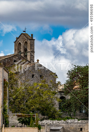 Church tower in Matera, Basilicata, Italy 49596698