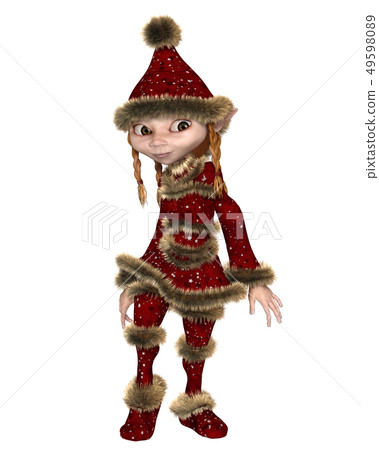 Christmas Elf or Imp Girl Christmas Elf or Imp Girl 49598089