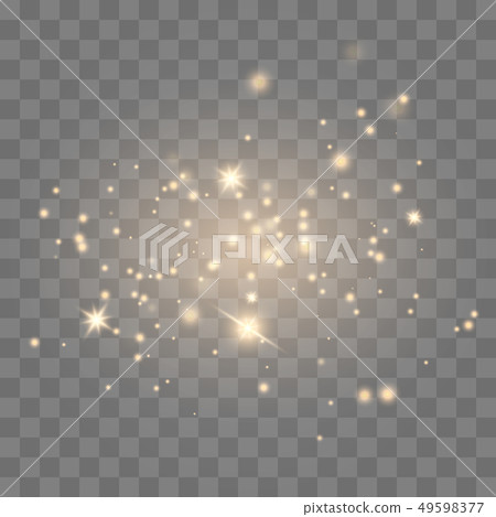 Sparks glitter special light effect 49598377