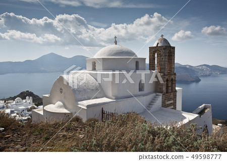 Plaka village, Milos island. 49598777