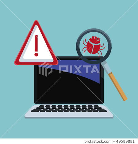 Cyber security icons 49599891