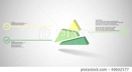 3D illustration infographic template with embossed 3D illustration infographic template with embossed 49602577