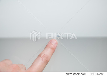 Small scratches on the car Door punch image Material 49606285