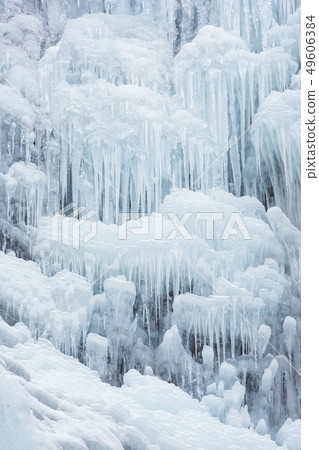 Frozen waterfall. 49606384