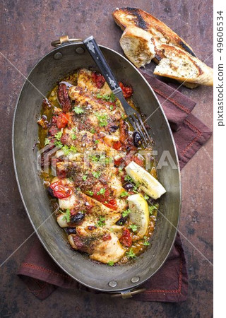 Fried John Dory fish fillet Fried John Dory fish fillet 49606534