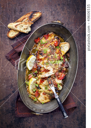 Fried John Dory fish fillet 49606535