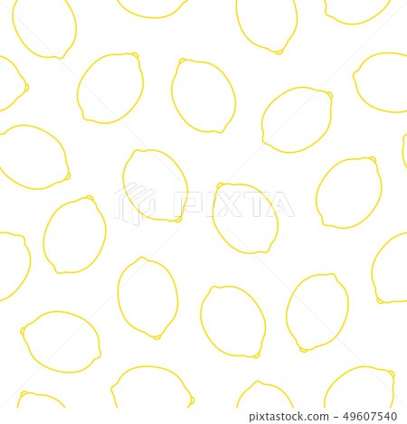 Seamless pattern with lemon Seamless pattern with lemon 49607540