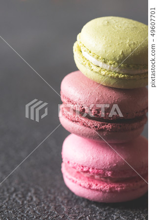 Colorful macarons 49607701