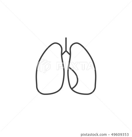 Lungs Vector Line Icons Lungs Vector Line Icons 49609353