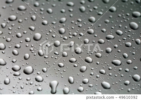 Shiny Water Droplets 49610392