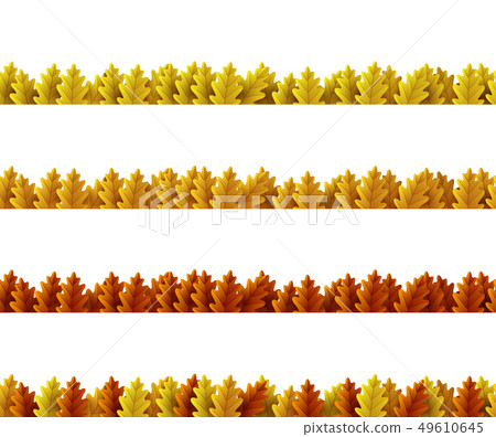 Autumn leaves border Autumn leaves border 49610645