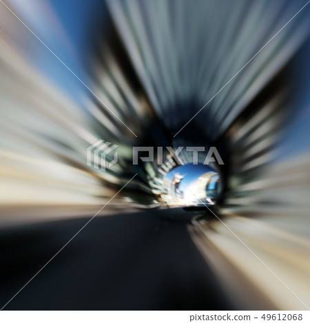 Modern abstract road tunnel Modern abstract road tunnel 49612068
