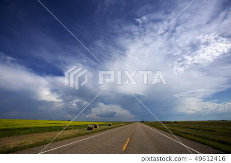 Prairie Storm Clouds 49612416