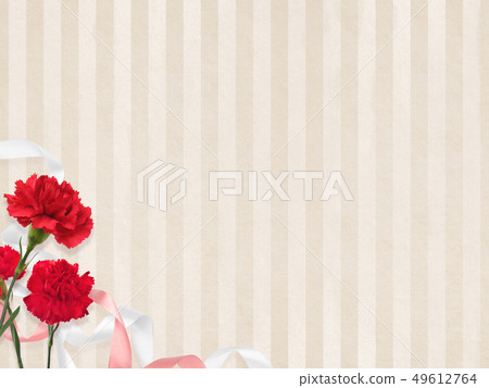 Background-Carnation-Mother's Day-Beige-Striped Background-Carnation-Mother's Day-Beige-Striped 49612764