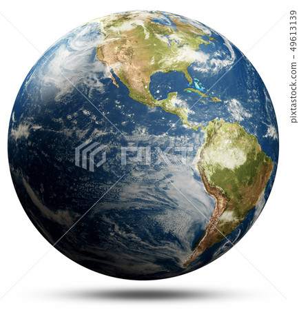Planet Earth map - America 49613139