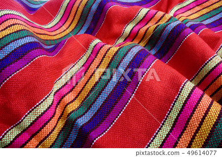 Mexican traditional fabric 49614077
