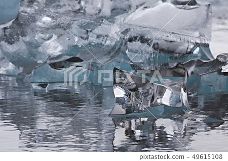 Glacial lake in Iceland Glacial lake in Iceland 49615108