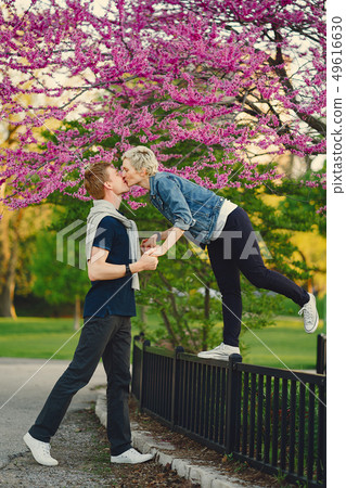 stylish american family 49616630