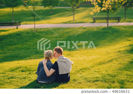 stylish american family 49616631